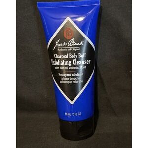 Jack Black Charcoal Body Buff Exfoliating Cleanser 3 Oz 88 mL Deluxe Travel Size
